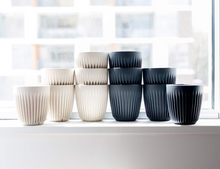 Load image into Gallery viewer, Huskee Sustainable Coffee Cup - Black