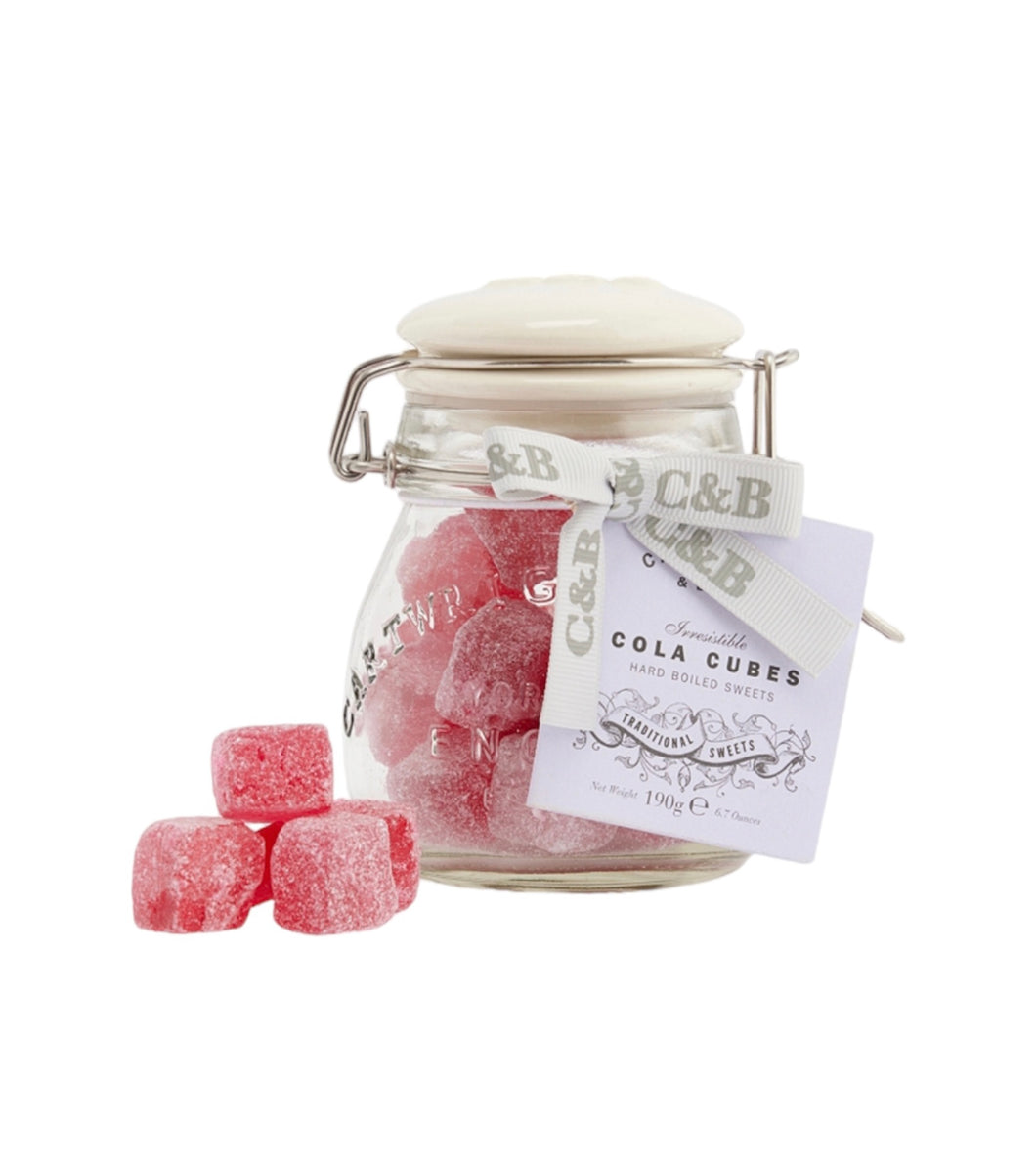 Cola Cubes Sweets in Kilner Jar