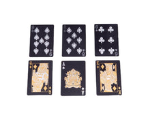 Load image into Gallery viewer, Deluxe Black Waterproof Playing Cards
