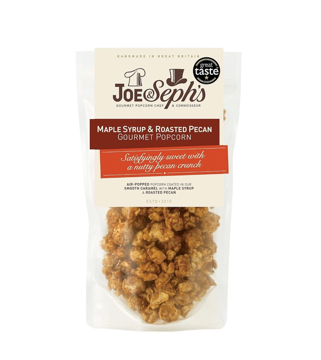 Maple Syrup & Roasted Pecan Popcorn