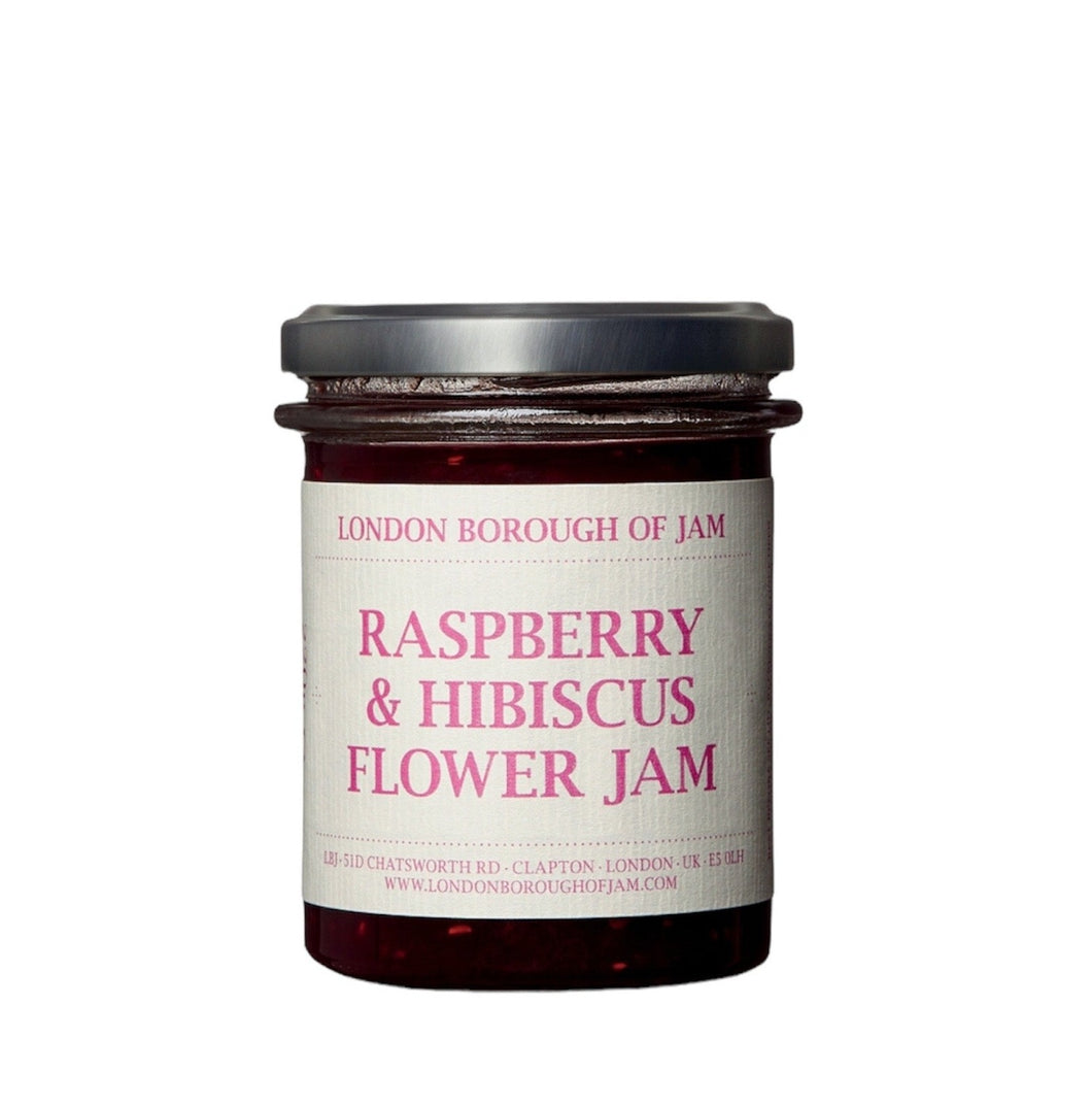 Raspberry and Hibiscus Flower Jam