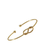 Load image into Gallery viewer, Gold Knot Bangle
