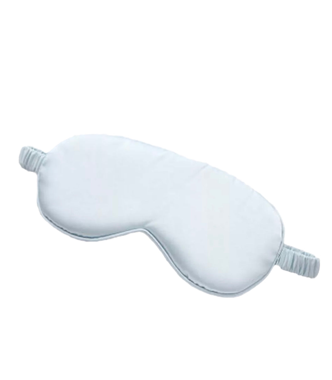 Silk Satin Sleep Mask - Powder Blue