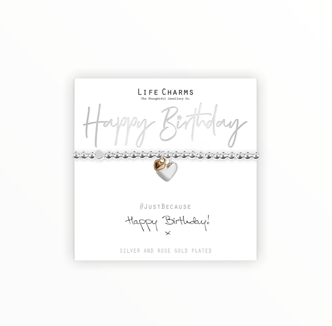 Happy Birthday Charm Bracelet